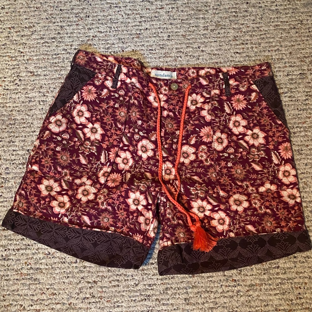 Sundance Kalini Floral Print Shorts